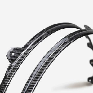 Ford Mustang Mach 1 Fenders - Front - Anderson Composites - Extension - Carbon Fiber - `21-`22